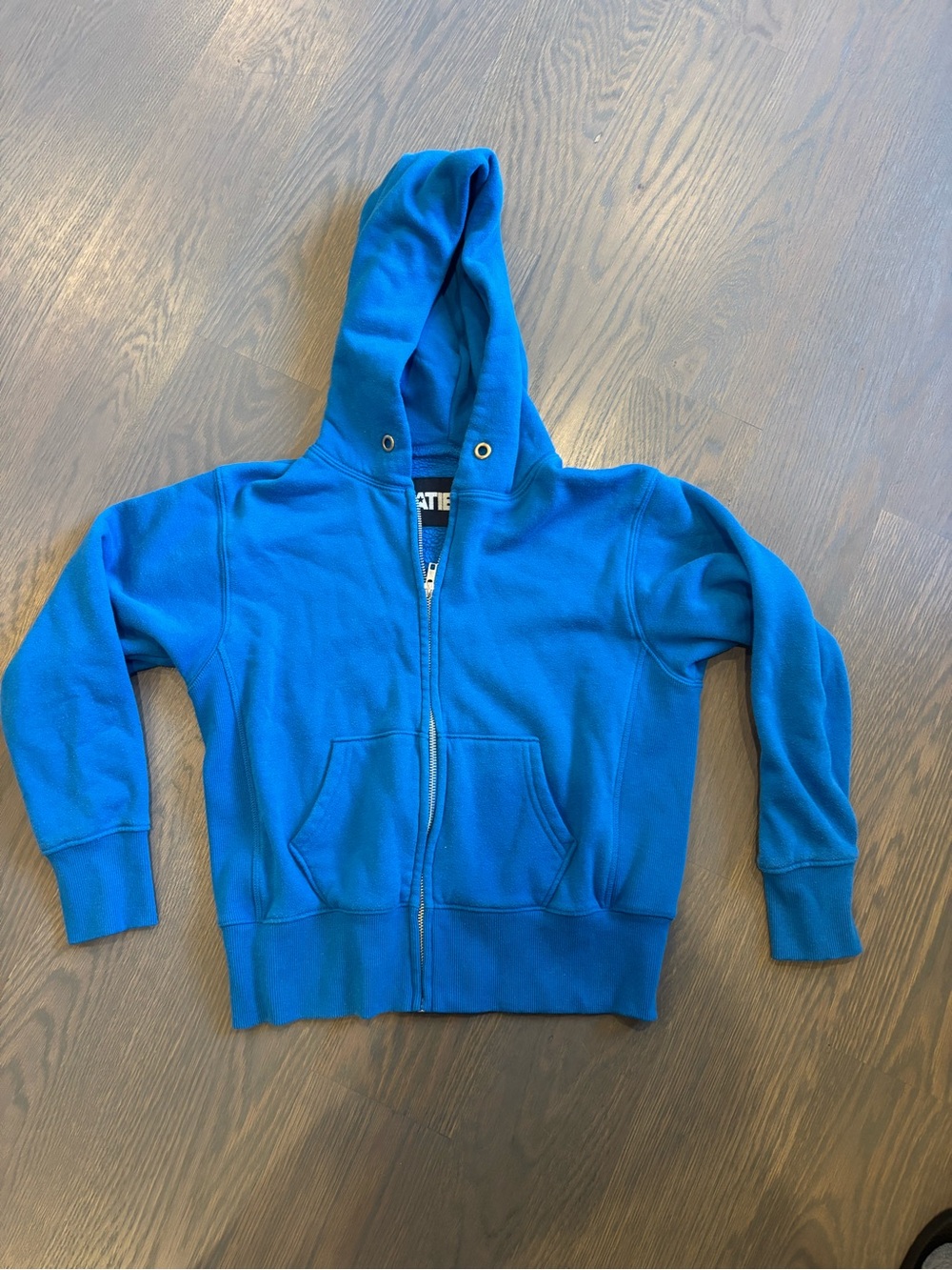 Katie J NYC Bright Blue Zip Hoodie for Kids